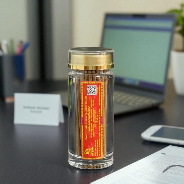 Nhang không tăm trầm hương 10cm Snr2005 – trầm sạch Quảng Nam, thơm dịu