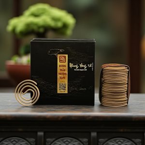 Nhang vòng trầm hương Qnr2006 – cháy 1 giờ, mùi ngọt thanh, Quảng Nam