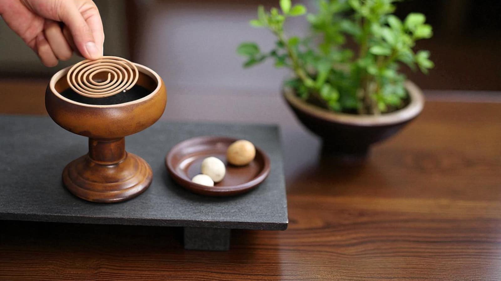 Nhang vòng trầm hương Qnr2006 – cháy 1 giờ, mùi ngọt thanh, Quảng Nam
