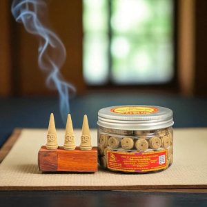 Nụ Trầm Hương Đồng Tiền Lxr004 – Cao cấp, dịu ngọt, hình đồng xu cổ