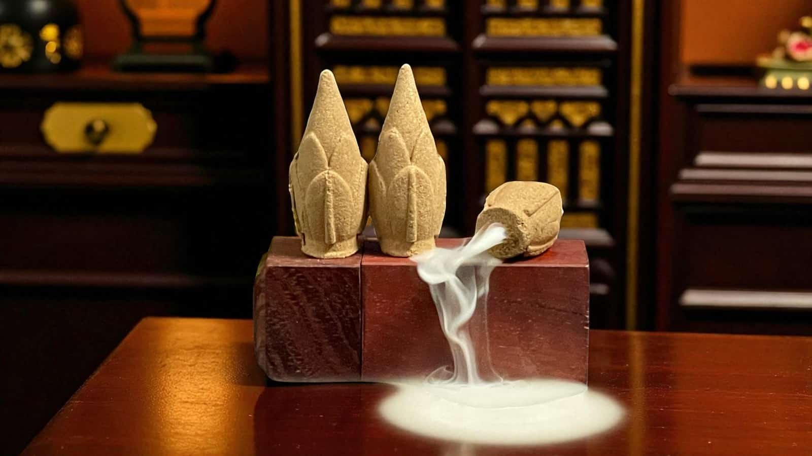 Nụ Trầm Hương Búp Sen Snr3008 – Trầm Quảng Nam sạch, hình sen, lưu hương lâu