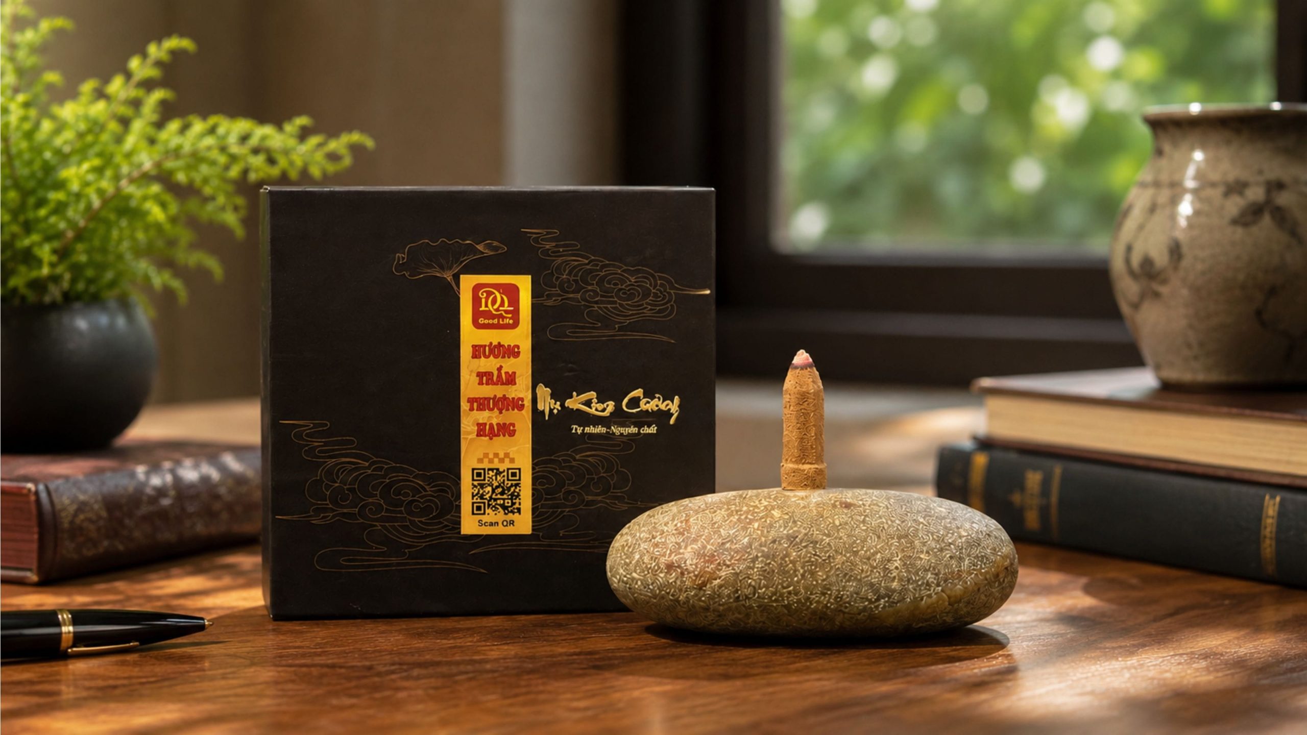 Nụ Trầm Hương Kim Cương QNK0006 Cao Cấp Quảng Nam