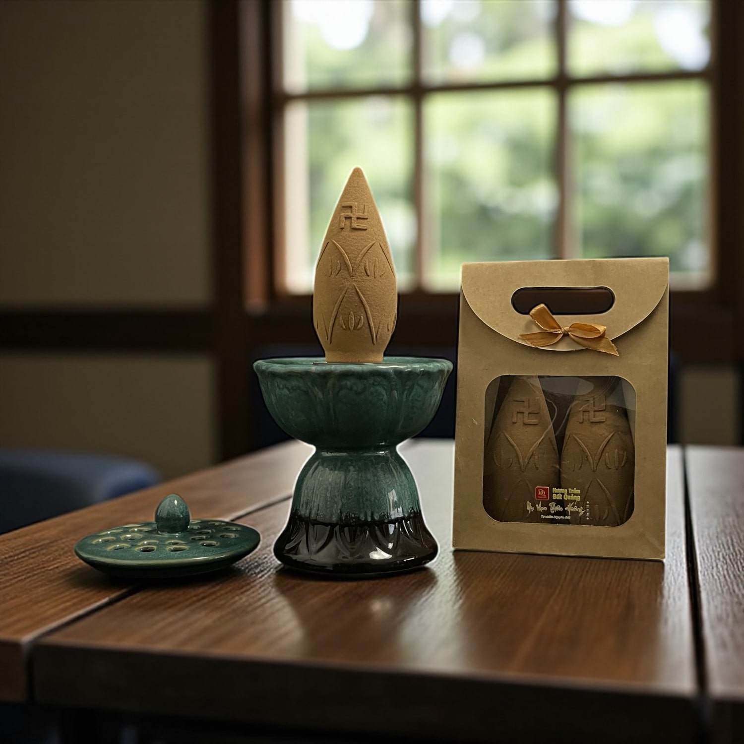 Nụ trầm Qnr3006 – Khắc Vạn, thơm lâu, cúng lễ cao cấp