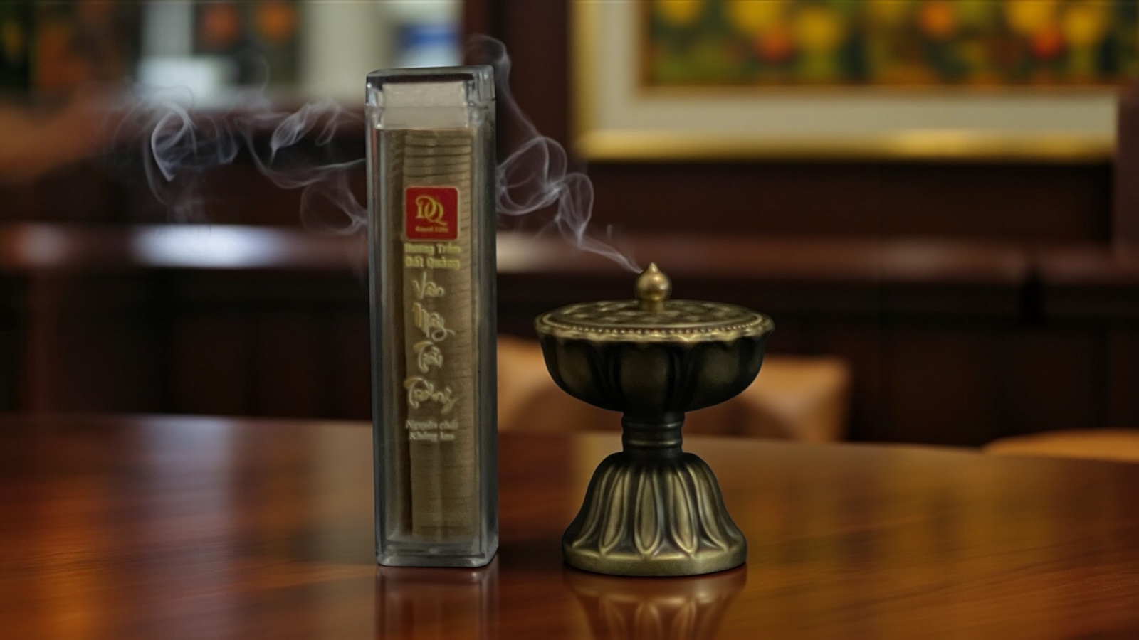 Vân Mây Tiểu Tường Trầm Hương Qnr2006 – nhang trầm không keo, thơm thanh dịu