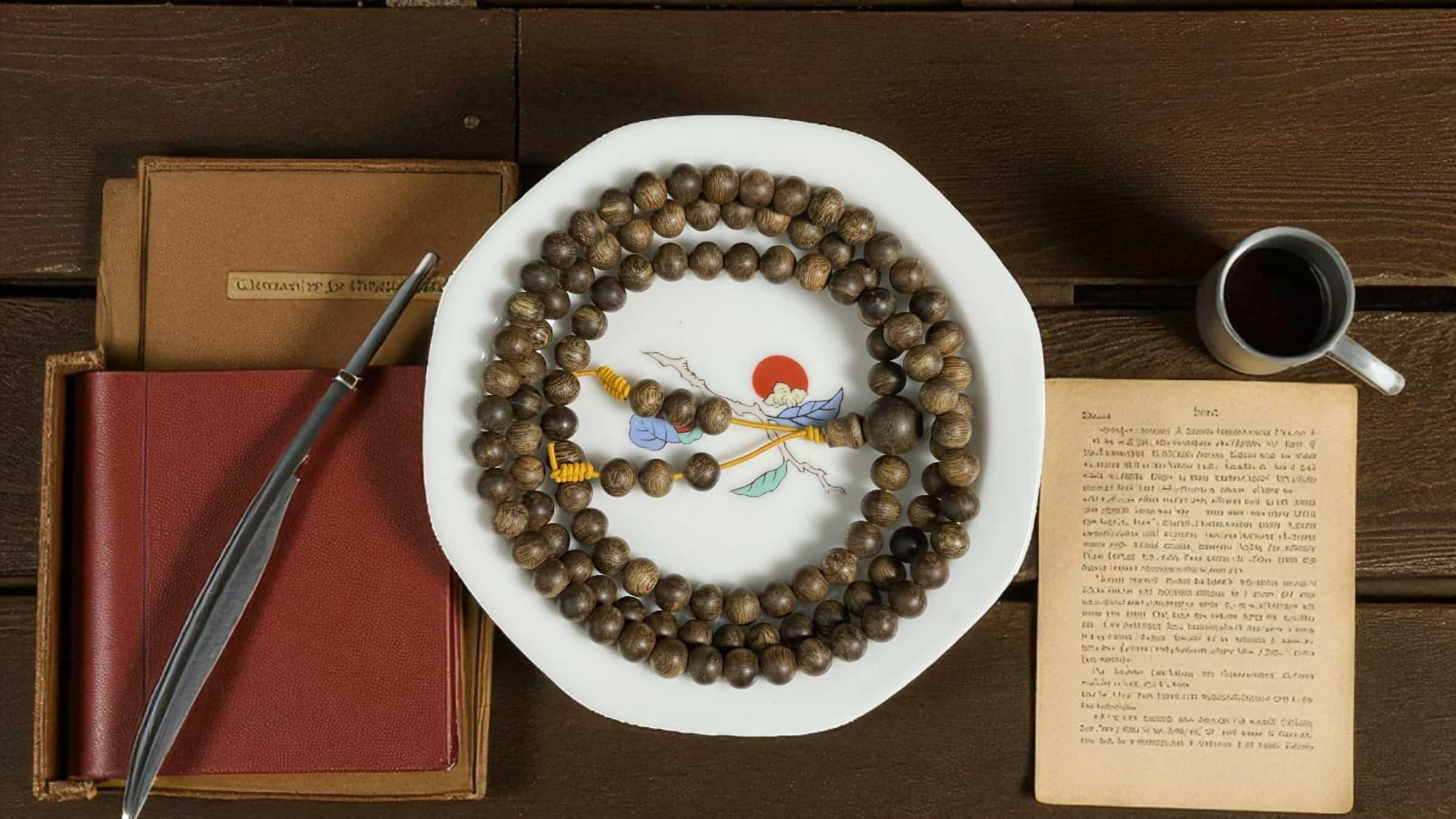 high quality agarwood bracelet with history