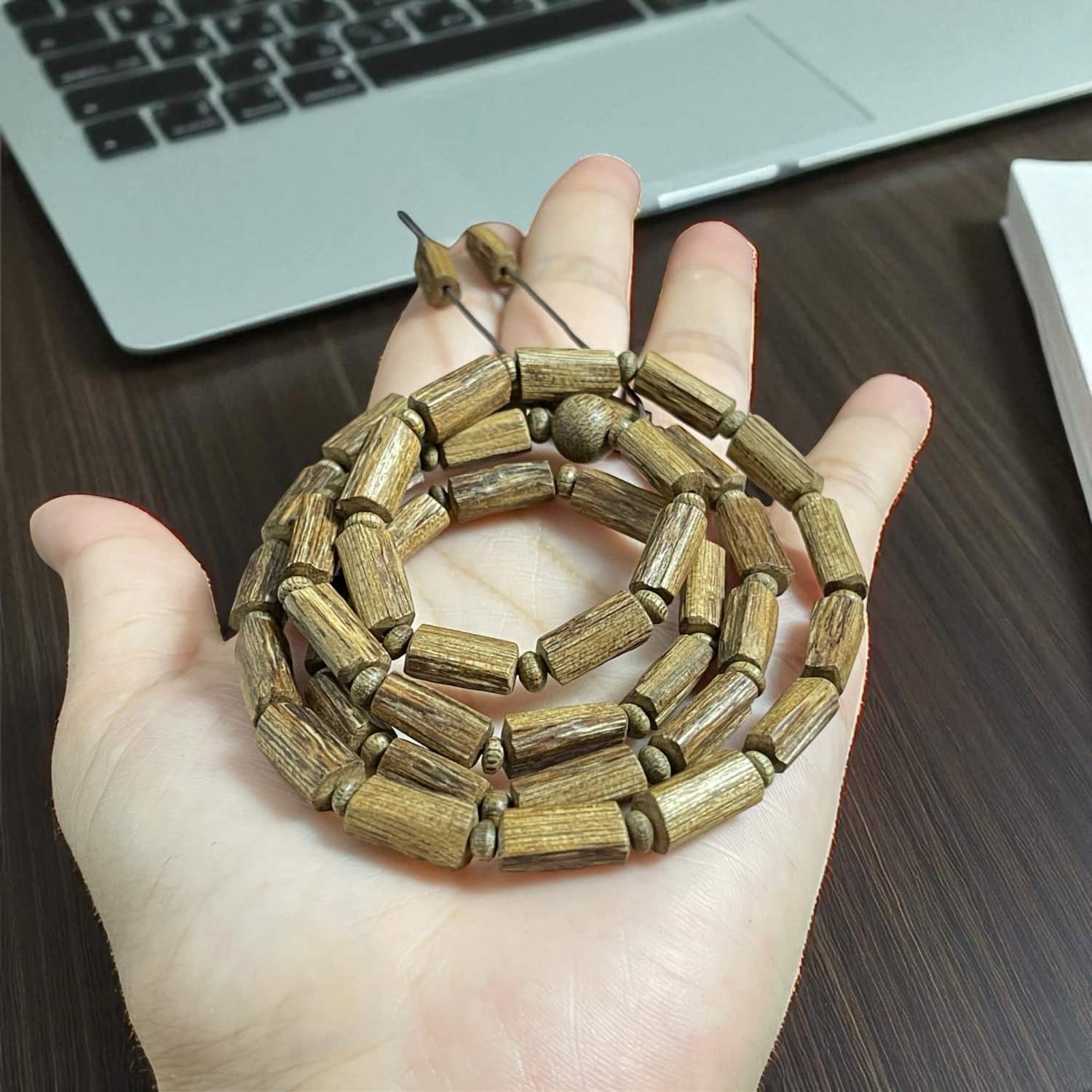 Chuỗi Hạt Trầm Hương Đốt Trúc VNDT009 Cao Cấp