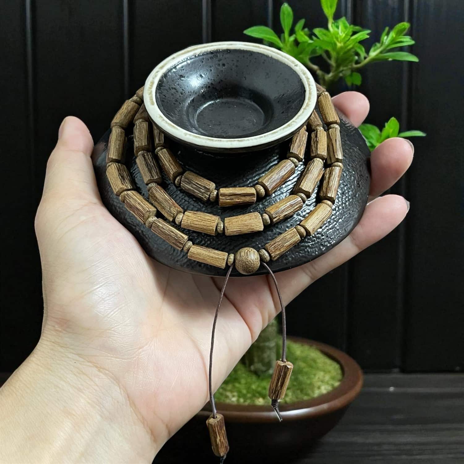 Chuỗi Hạt Trầm Hương Đốt Trúc VNDT009 Cao Cấp