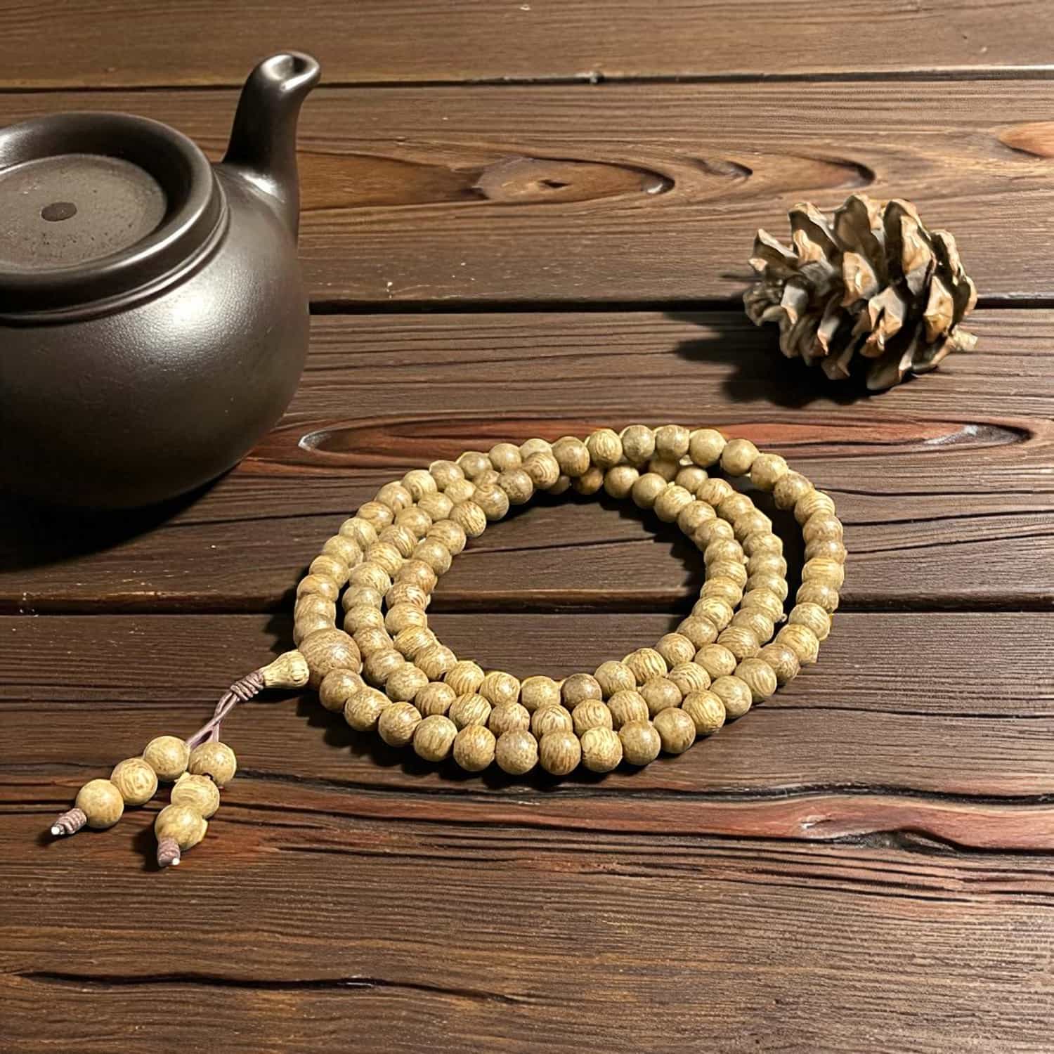 Chuỗi Hạt Trầm Banh Indo IDPT006 Cao Cấp – 6mm, 108 hạt