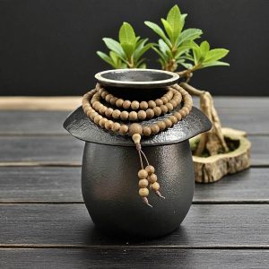 Chuỗi Hạt Tròn 6mm Trầm Banh Indo Idpt006 Cao Cấp – 108 hạt phong thủy, mùi thơm dịu nhẹ