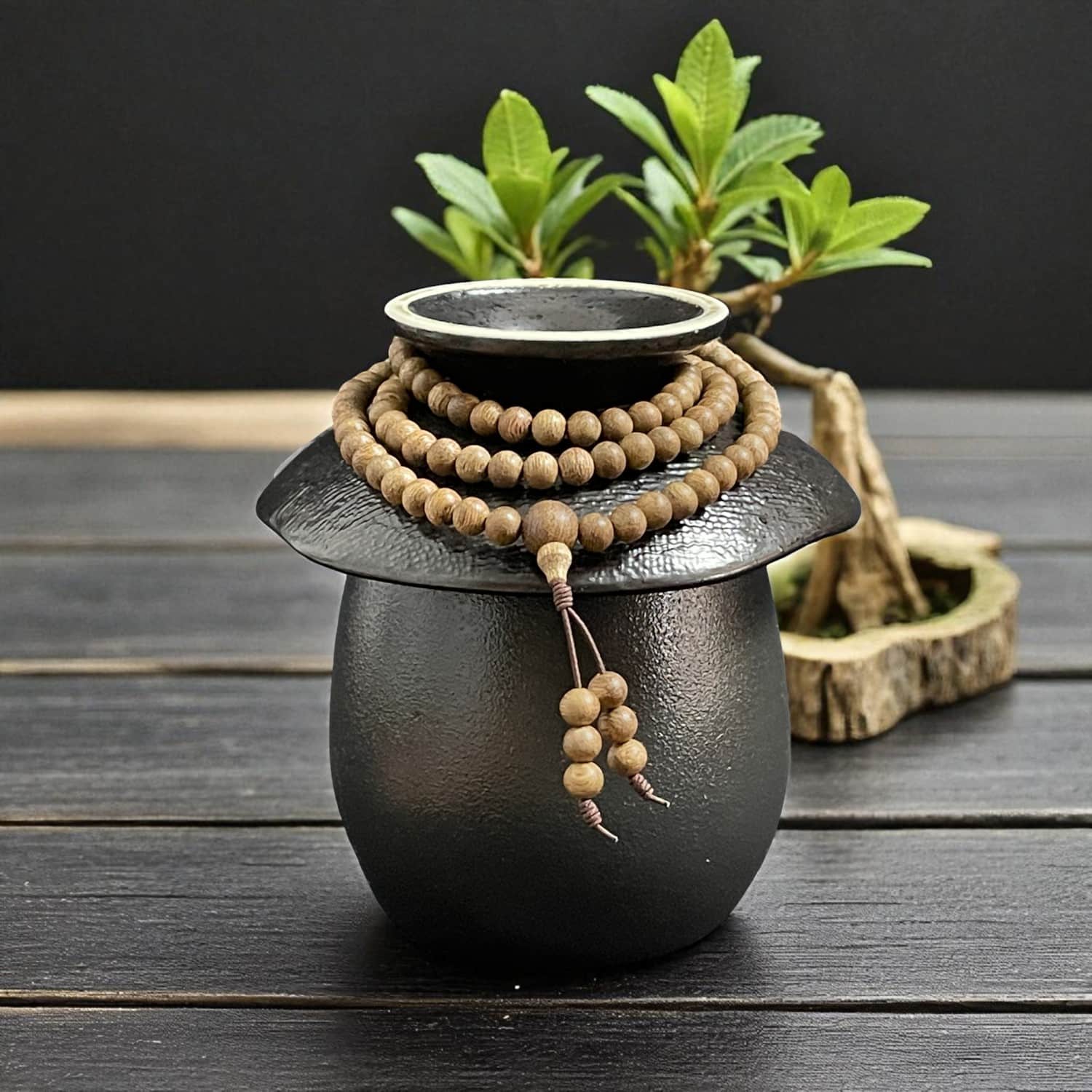 Chuỗi Hạt Trầm Banh Indo IDPT006 Cao Cấp – 6mm, 108 hạt Chuỗi Hạt Tròn 6mm Trầm Banh Indo Idpt006 Cao Cấp – 108 hạt phong thủy, mùi thơm dịu nhẹ