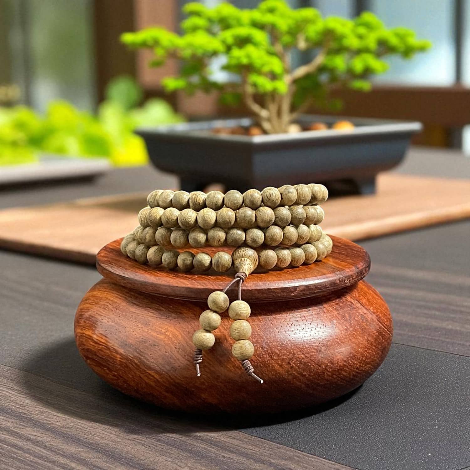 Chuỗi Hạt Tròn 6mm Trầm Campuchia CPC0M2 – Thượng Hạng