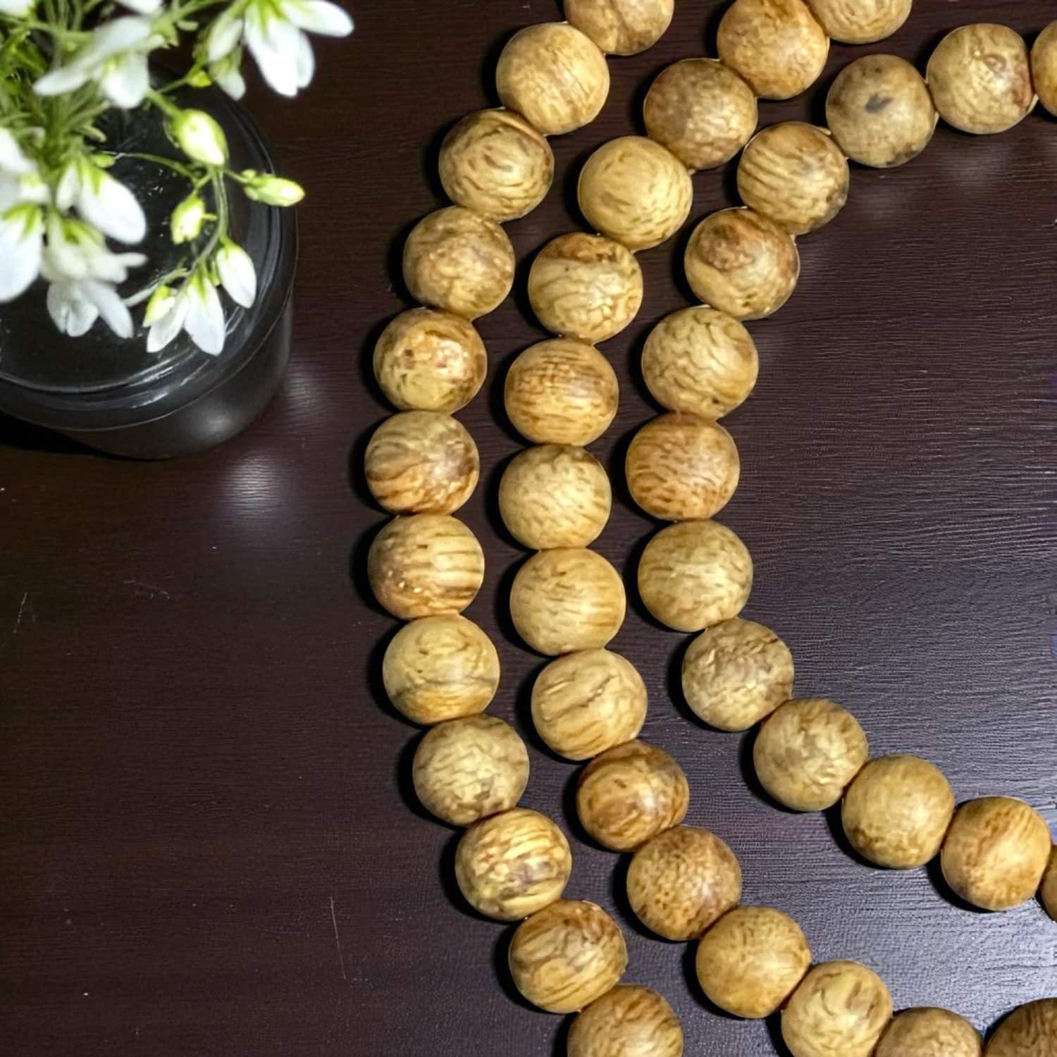 Chuỗi Hạt Tròn 6mm Trầm Hương IDDBM51 Đặc Biệt