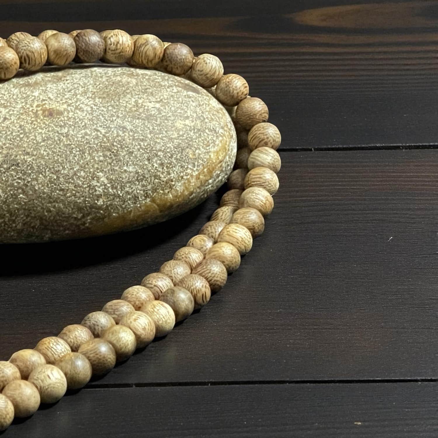 Chuỗi Hạt Tròn 7mm Trầm Banh Indo Idpt006 Cao Cấp