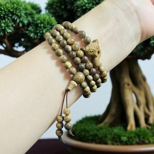 Chuỗi Hạt Mix Charm Trầm Hương Hồ Ly Qnhn321