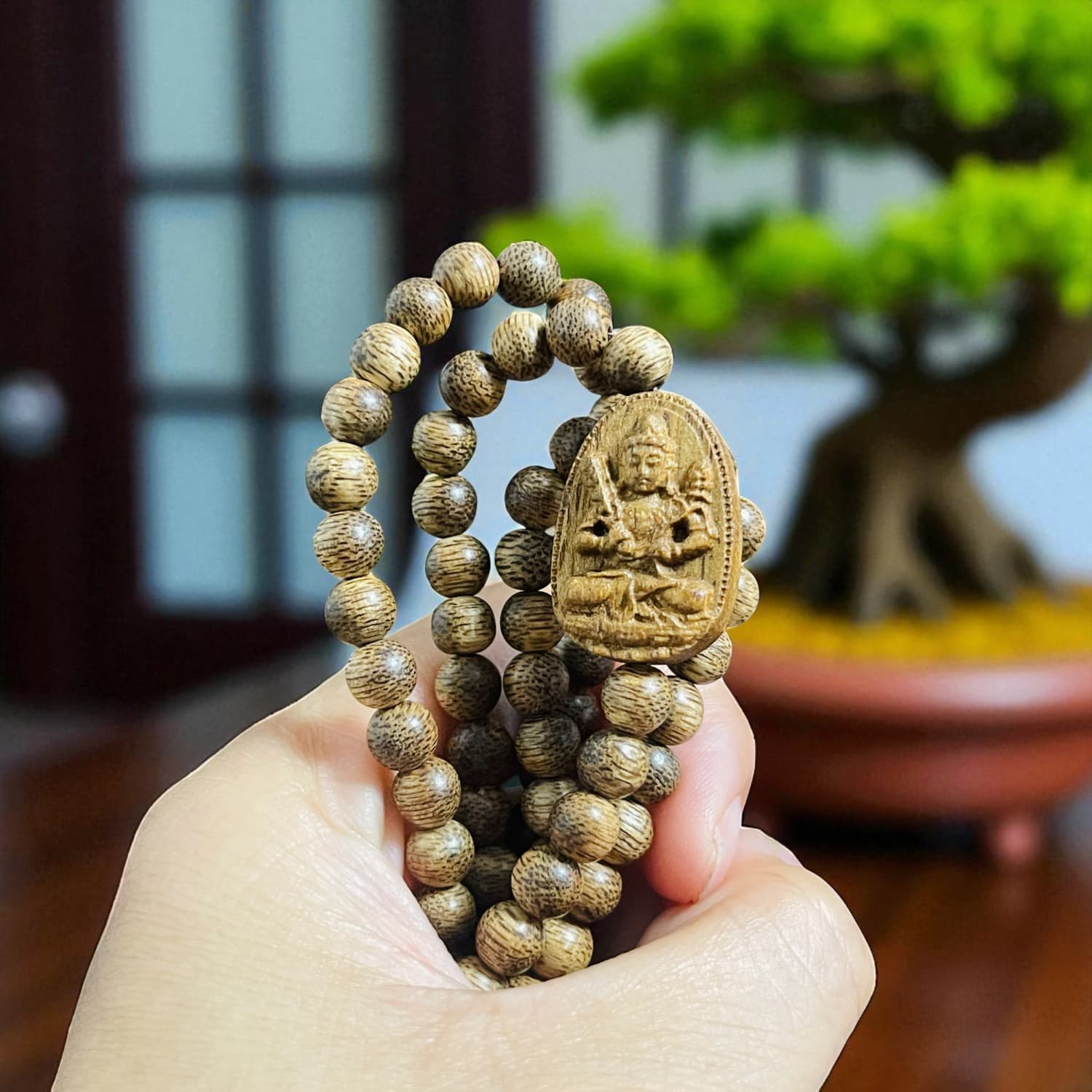 Chuỗi Hạt Trầm Hương Charm Phật – Cao Cấp