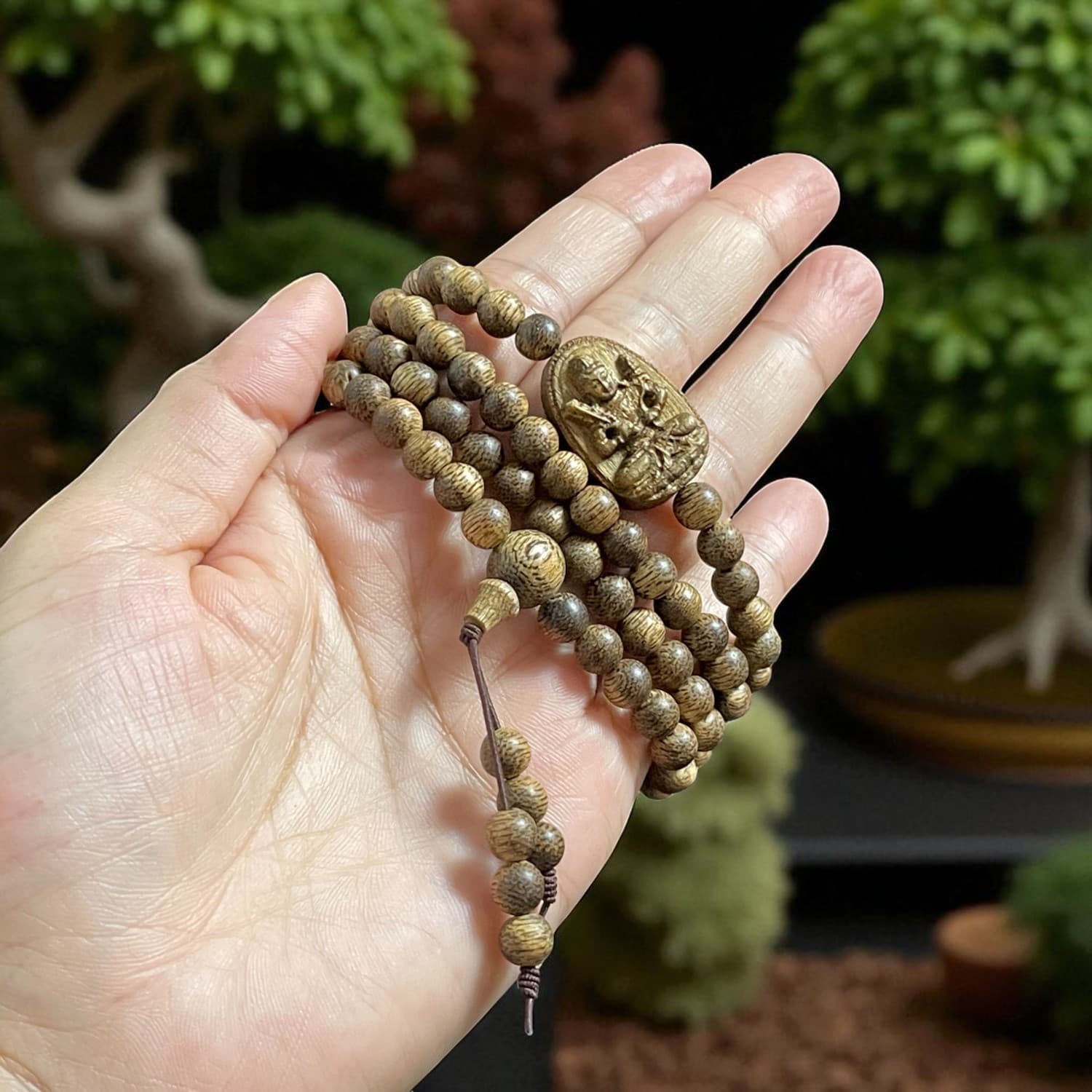 Chuỗi Hạt Trầm Hương Charm Phật – Cao Cấp