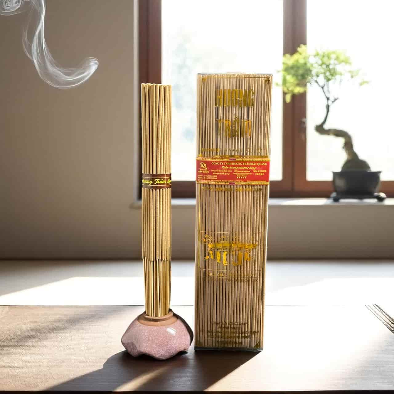 Nhang Trầm Hương 26cm – Thơm dịu – Sạch tự nhiên