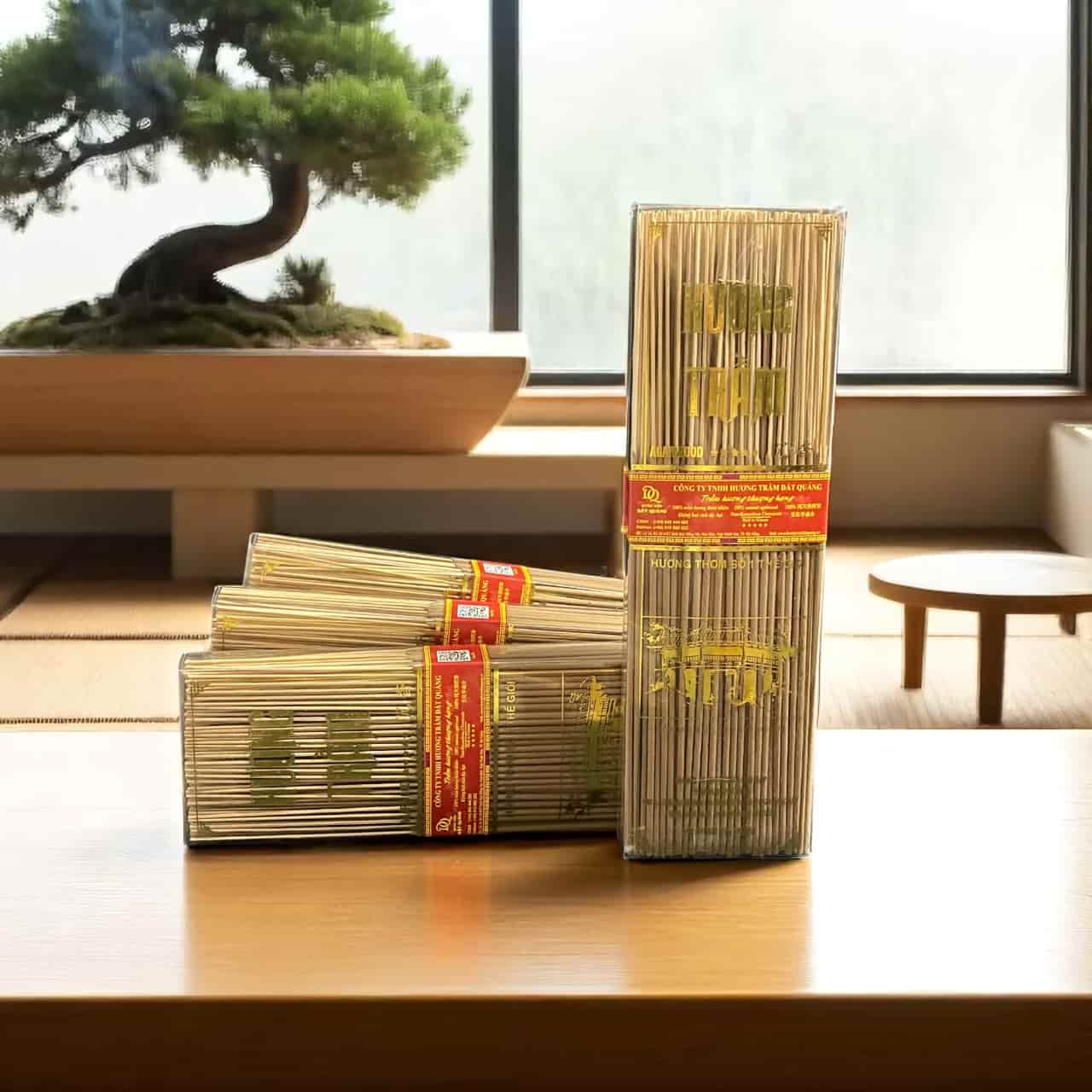 Nhang Trầm Hương 26cm – Thơm dịu – Sạch tự nhiên