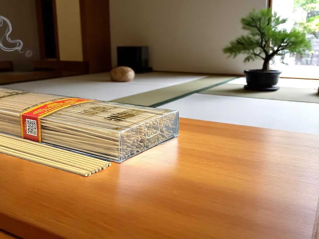 Nhang cây trầm hương 26cm QNK0052 – Trầm sạch Quảng Nam, dịu nhẹ, ít khói