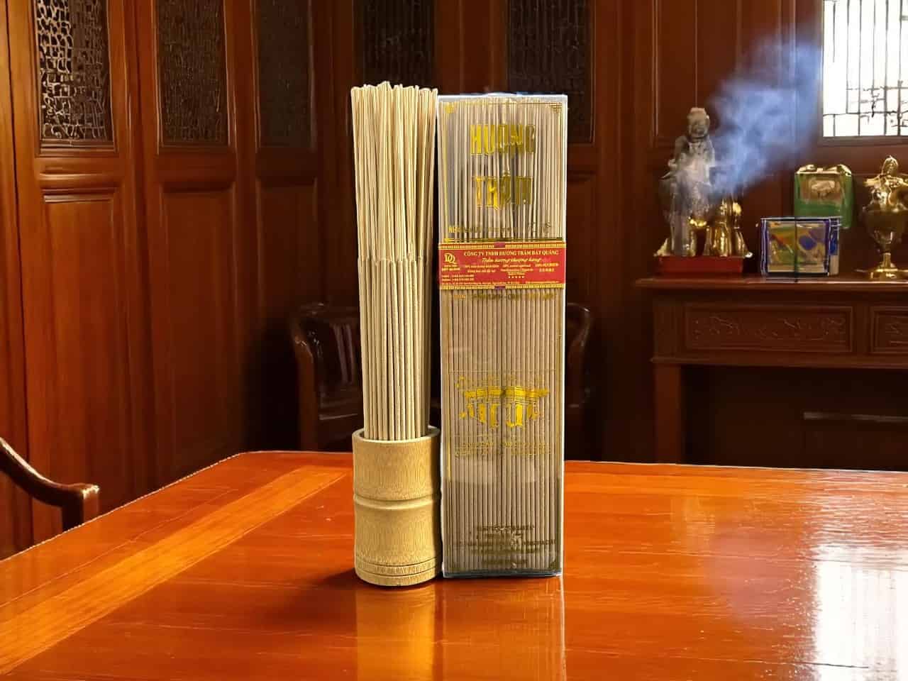 Nhang cây trầm hương 26cm QNK0052 – Trầm sạch Quảng Nam, dịu nhẹ, ít khói