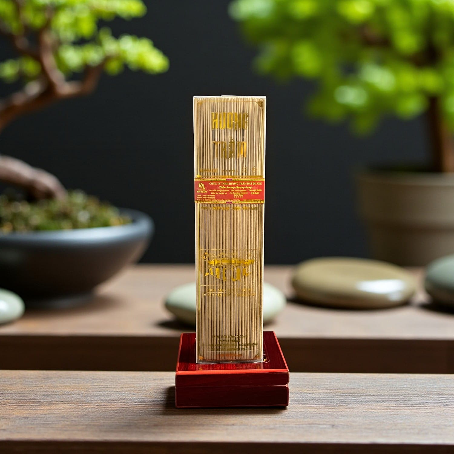 Nhang Trầm 30cm Cao Cấp – Trầm Quảng Nam Sạch Nhang Cây Trầm Hương 30cm Qnk0006 – Cháy 40 phút, thơm dịu nhẹ, dùng hàng ngày