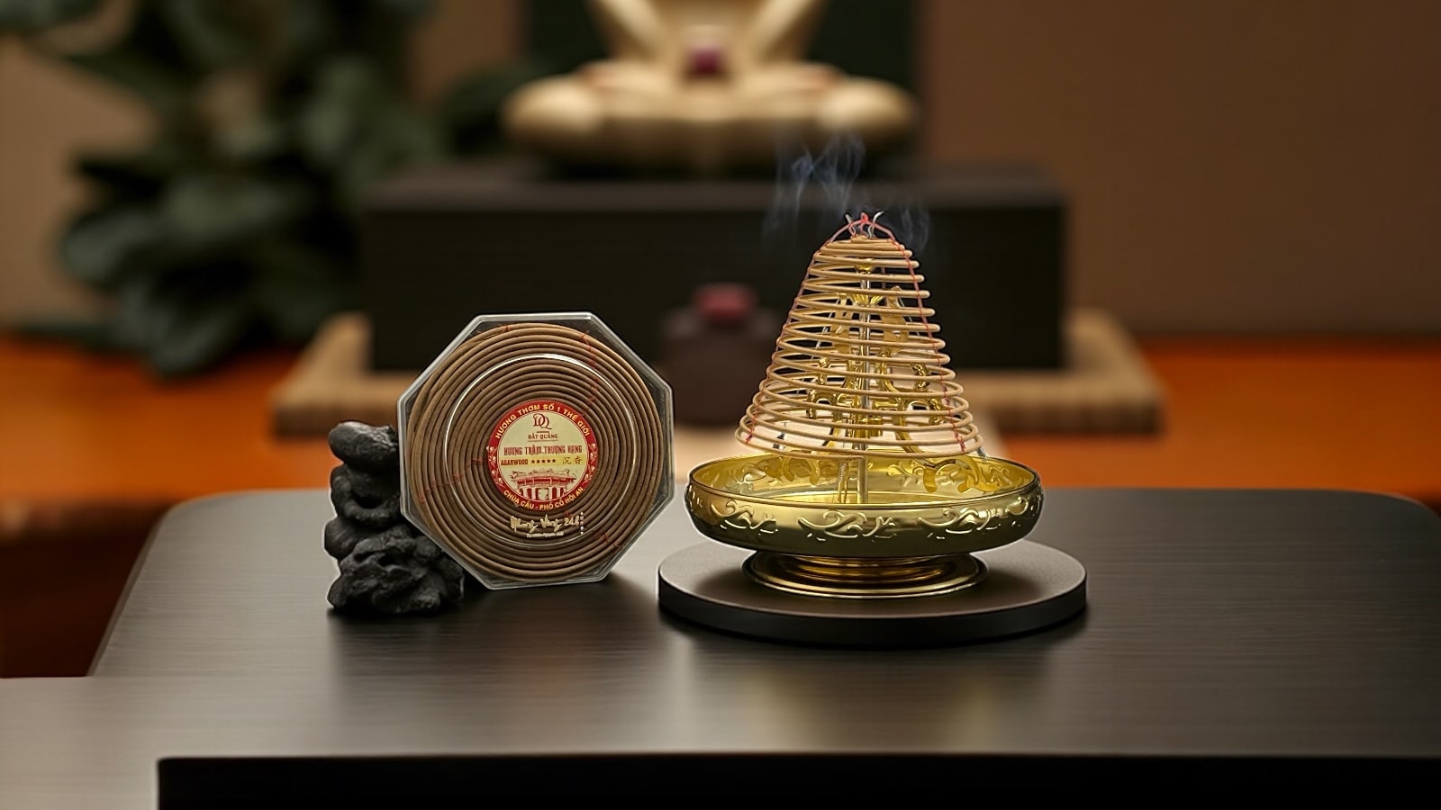 Nhang vòng trầm hương Dnr2001 24 giờ – cháy suốt ngày, thơm dịu tự nhiên