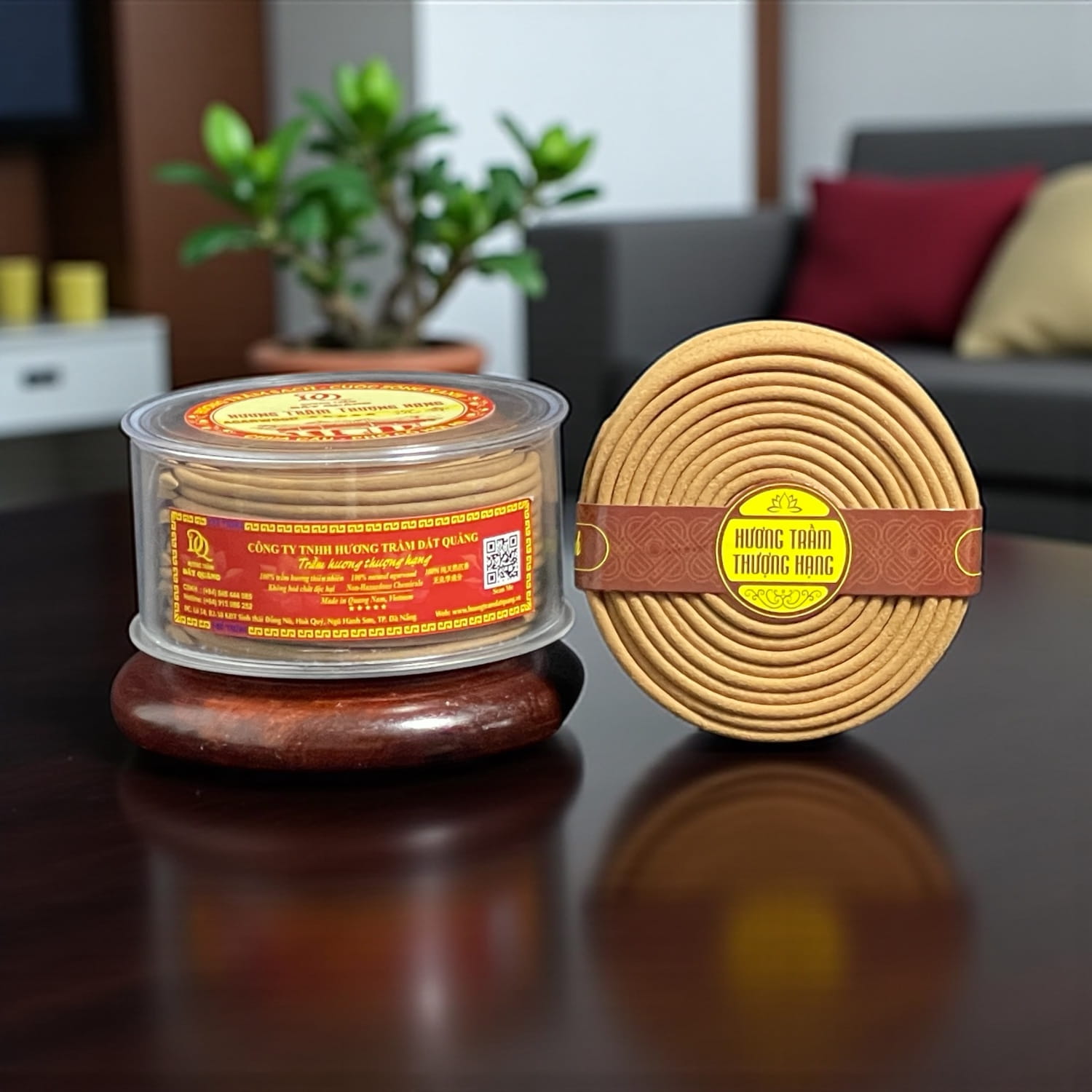 Nhang Vòng Trầm 4 Giờ Qnr2052 – Hương Trầm Đất Quảng