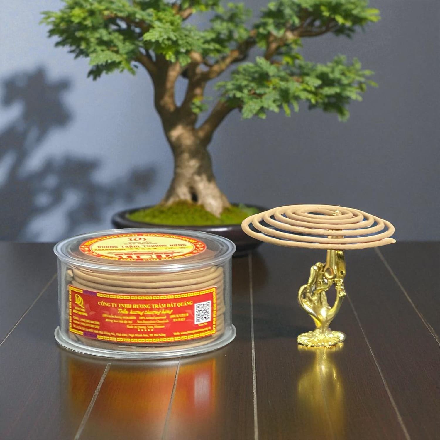 Nhang Vòng Trầm 4 Giờ Qnr2052 – Hương Trầm Đất Quảng