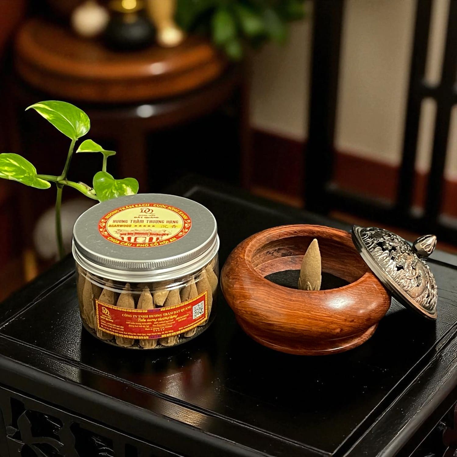 Nụ Trầm Hoa Sen Snr3008 – Cao Cấp Tạo Hình Sen