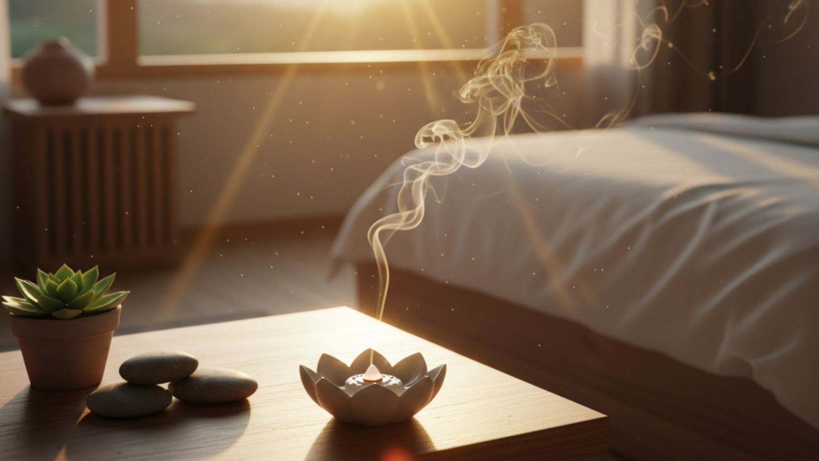 when to burn oud in the morning