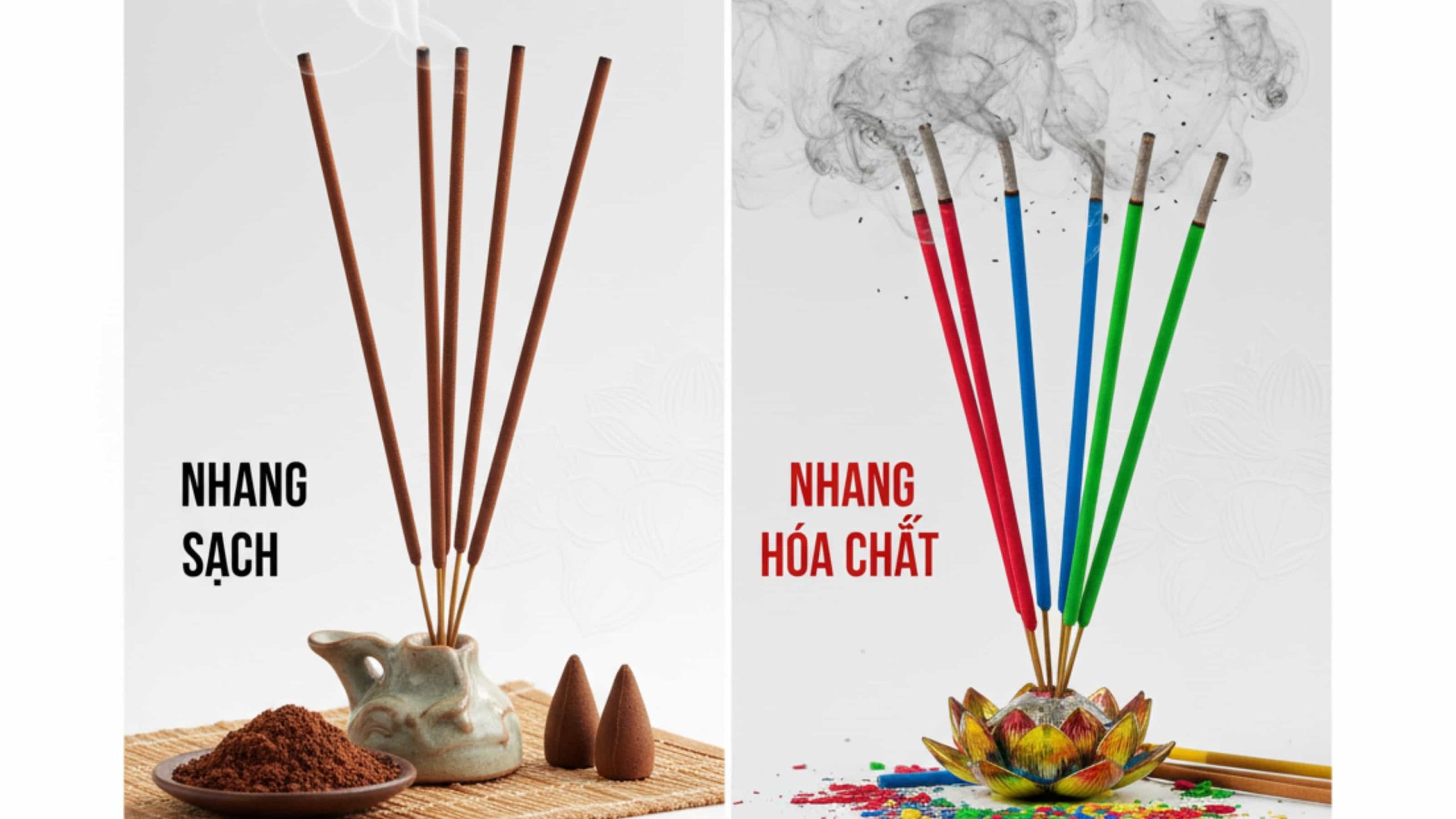 Người thử đốt nhang trầm hương để phân biệt thật giả