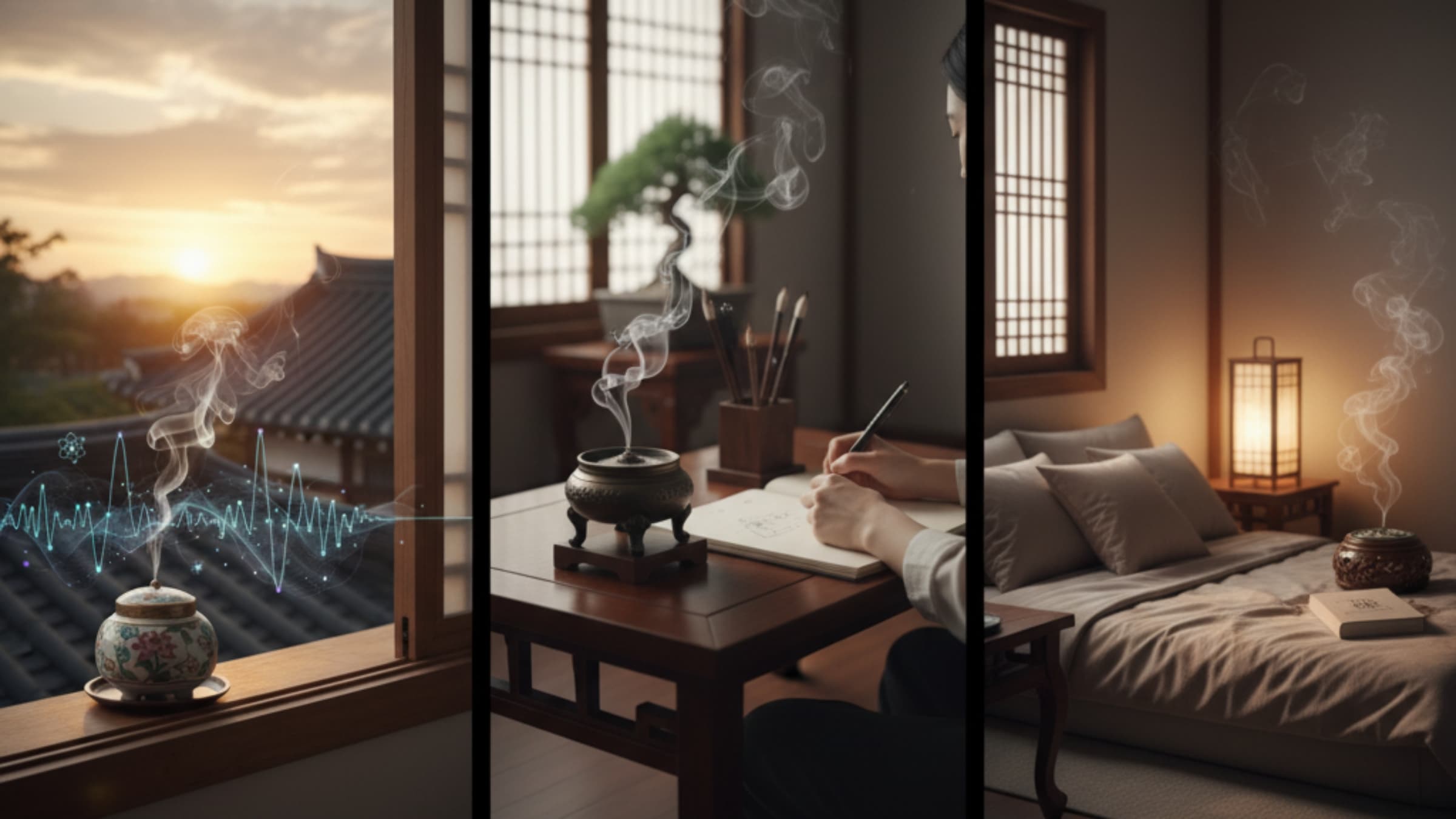 침향 사용하는 시간: 아침, 점심, 저녁