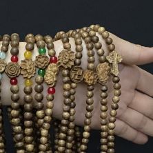 Chuỗi Hạt Trầm Hương Mix Hoa Văn