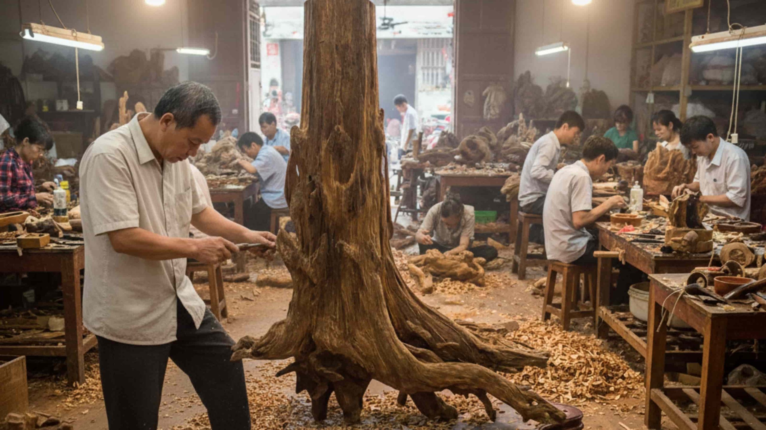 Nghệ nhân Trầm Hương Cảnh