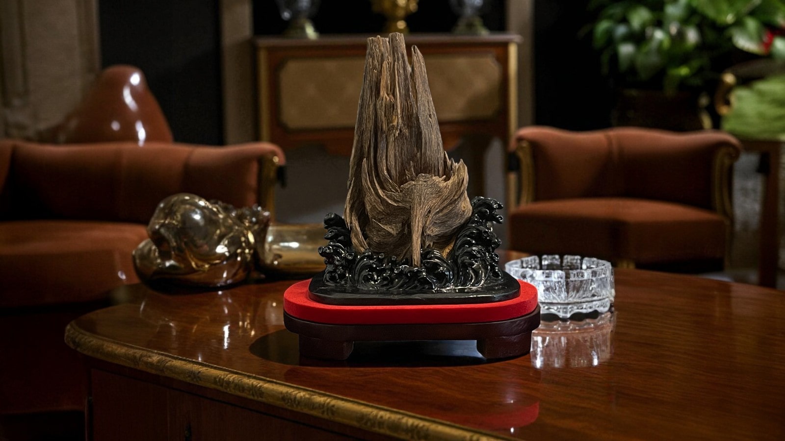 Bonsai Trầm Cảnh Mắc Tử Tự Nhiên “Thiên Sơn Trấn Thế” tổng thể | Natural Macc Tu Bonsai “Thien Son Tran The” full view