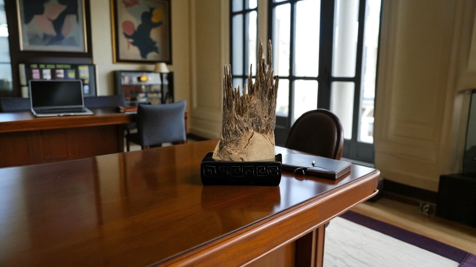 Bonsai Trầm Cảnh Thiên Sơn Lập Đỉnh trang trí bàn làm việc