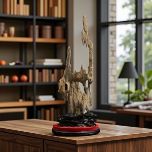 Bonsai Trầm Hương Kiến Tự Nhiên Sóc Tụ Tài TpqnM04 – Biểu tượng tụ tài và bình an | Natural Agarwood Bonsai Lucky Squirrel TpqnM04 – Symbol of Wealth & Peace