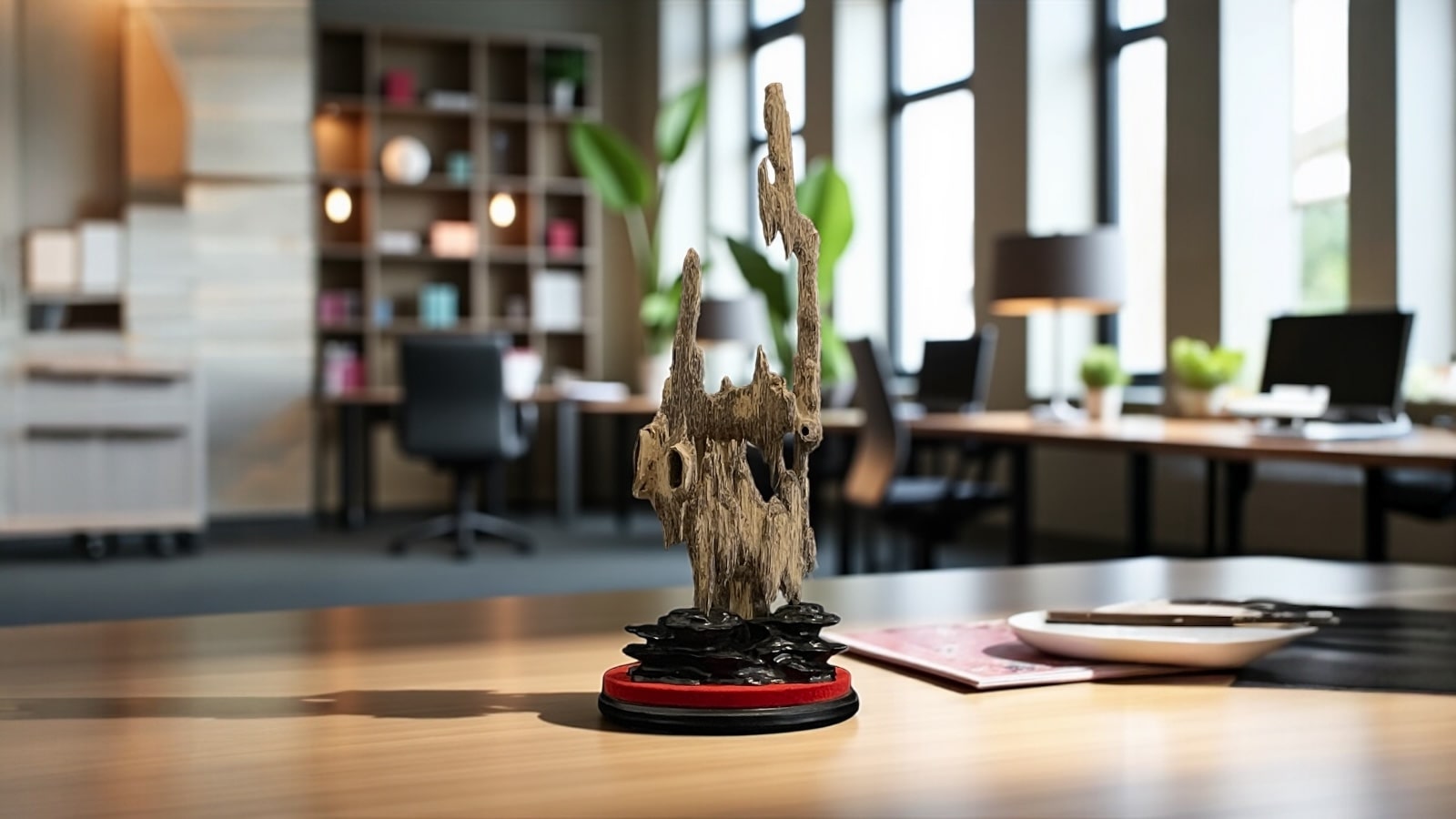 Bonsai Trầm Hương Kiến Tự Nhiên Sóc Tụ Tài TpqnM04 – Biểu tượng tụ tài và bình an | Natural Agarwood Bonsai Lucky Squirrel TpqnM04 – Symbol of Wealth & Peace