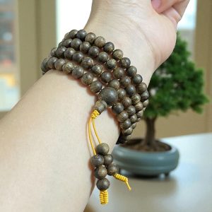 Chuỗi Hat Tròn 6mm Trầm Hương Cận Chìm PLCCM21 Đặc Biệt 108 hạ