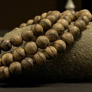 Chuỗi Hạt Tròn 6mm Việt Nam VN0M1 Thượng Hạng – Hương Trầm Đất Quảng (Vietnam Agarwood 108 Beads Mala)
