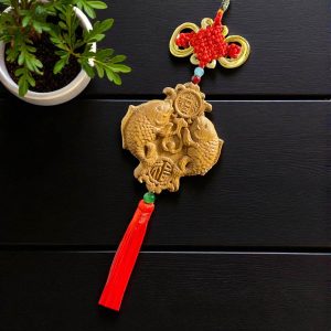 Khánh Treo Trầm Hương Cá Chép Xe Ô Tô – Biểu Tượng May Mắn, Thành Công