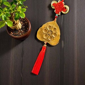 Khánh Treo Trầm Hương Xe Ô Tô Lá Bồ Đề Phong Thủy Cao Cấp