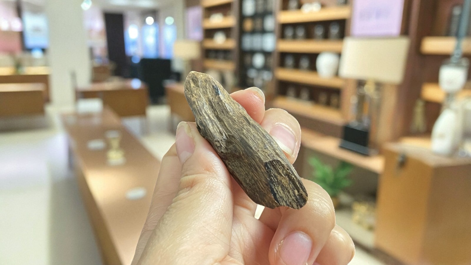 Mặt Trầm Hương Chìm Nước Tự Nhiên Brn5m01 – Hương trầm ngọt sâu, quý hiếm | Natural Sinking Agarwood Pendant Brn5m01 – Deep Sweet Resin, Rare