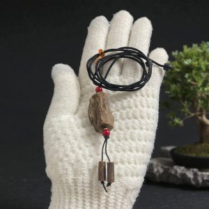 Mặt Trầm Hương Chìm Nước Mcbrm61 Đặc Biệt | Natural Sinking Agarwood Pendant Mcbrm61