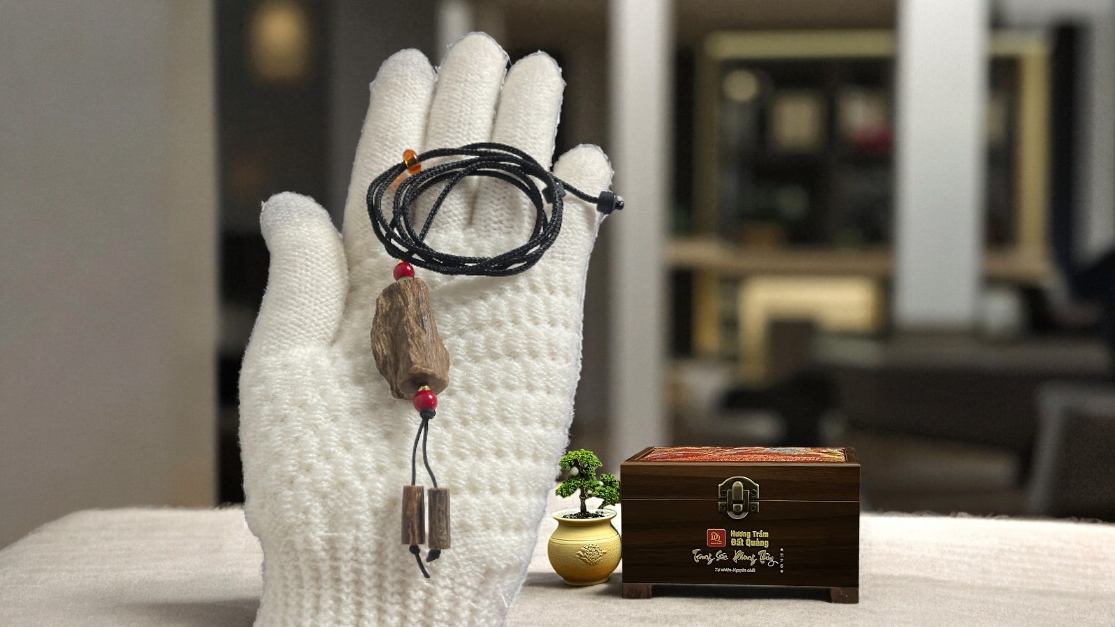  Mặt Trầm Hương Chìm Nước Mcbrm61 Đặc Biệt | Natural Sinking Agarwood Pendant Mcbrm61