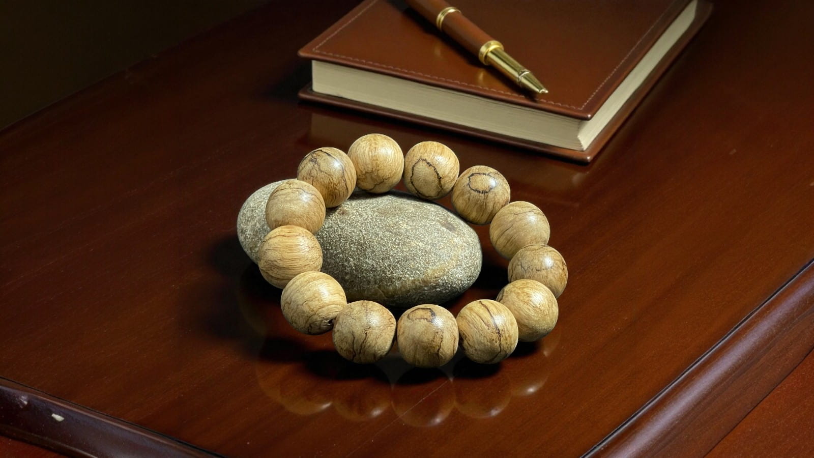 Vòng Tay Trầm Hương 18mm Tốc Quần KaLi Thượng Hạng – Nam Giới