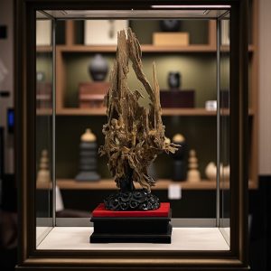 Bonsai Trầm Cảnh Tự Nhiên “Ẩn Minh Chi Bảo” – Tác phẩm trầm hương độc bản đặc biệt | Natural Agarwood Bonsai “Hidden Treasure” – Limited Edition