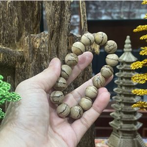 Vòng Tay Hạt Tròn 14mm Trầm Hương Việt Nam Tqvn4m1