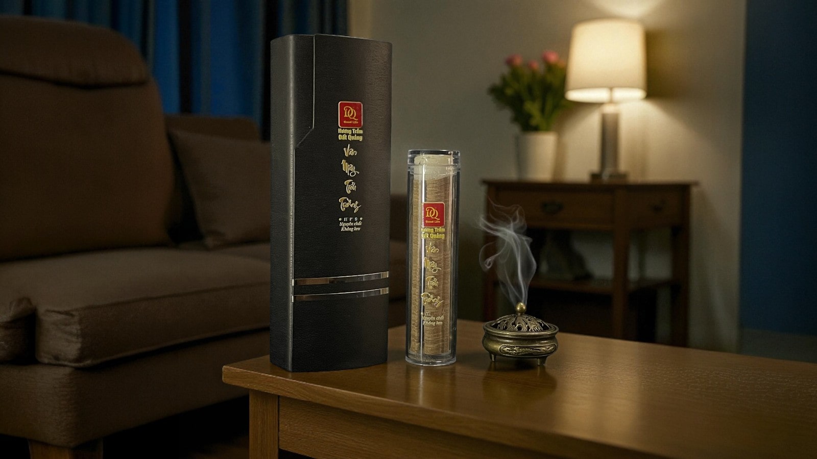 Vân Mây Tiểu Tường Trầm Hương Qnr2052 Cao Cấp – trầm hương nguyên chất 100% hình dáng vân mây, hương dịu ngọt, phù hợp thiền và yoga