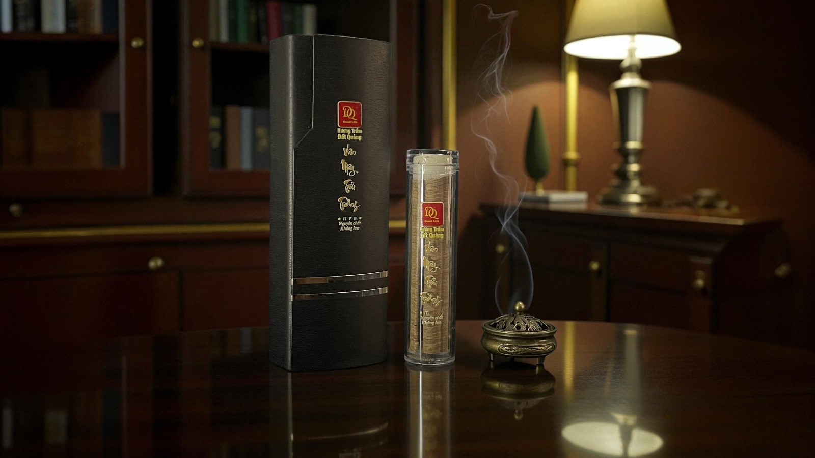 Vân Mây Tiểu Tường Trầm Hương Qnr2052 Cao Cấp – trầm hương nguyên chất 100% hình dáng vân mây, hương dịu ngọt, phù hợp thiền và yoga.